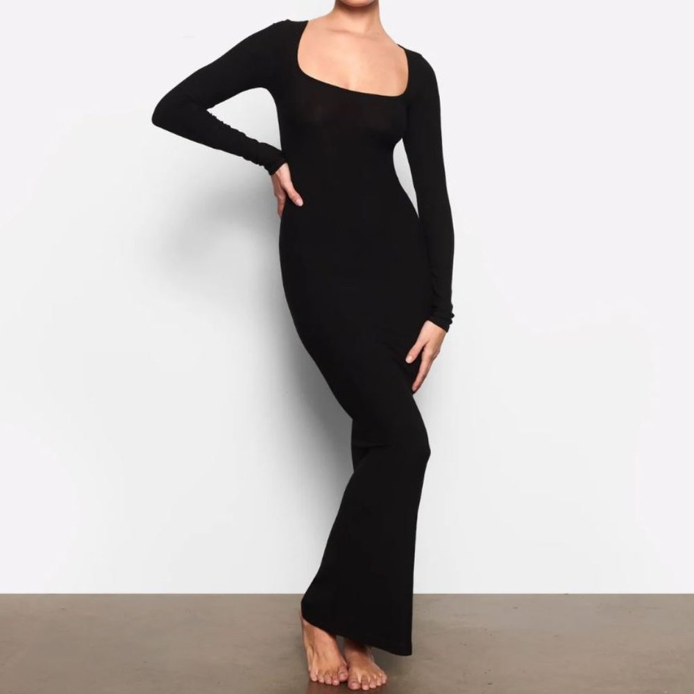Skims Soft Lounge LS Maxi Dress
